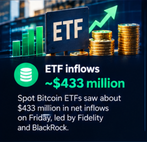 Bitcoin oo ka sarre maray $86,000, iyadoo ETF-yada iyo iibsiga shirkaduhu dib u kiciyeen dalabka